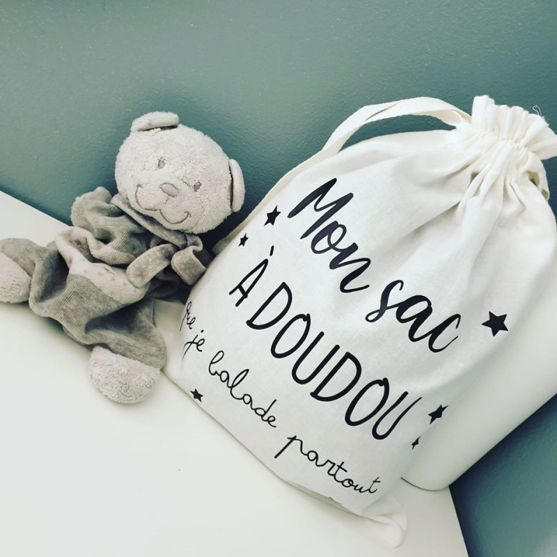 Sac à doudou personnalisé – Mon sac à...