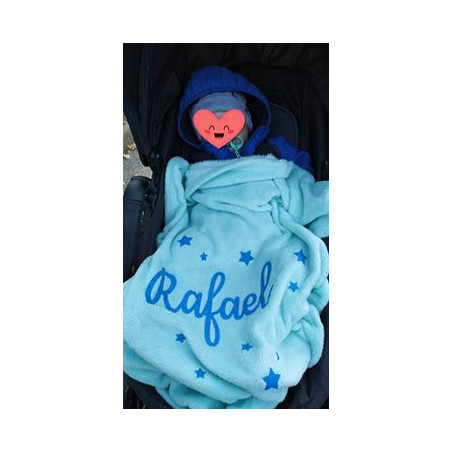 Couverture plaid étoile