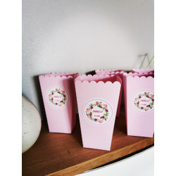 Pot pop corn rose et rond...