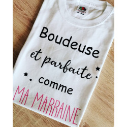 Cadeau marraine. Sac brodé s comme super marraine - JoliSacs et Cie