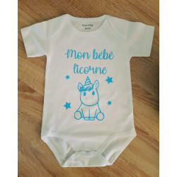 Body bébé licorne