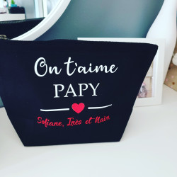 Trousse/pochette on t'aime...