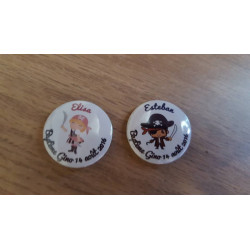 Badge épingle pirate 2