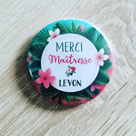 Marque page/porte clé/miroir TROPICAL