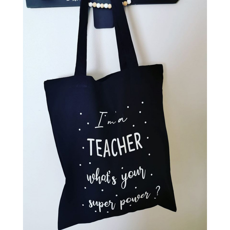 sac Totebag i'm a teacher