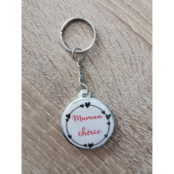 Porte clé Maman chérie COEUR 2