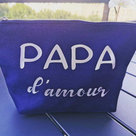Trousse pochette papa d'amour