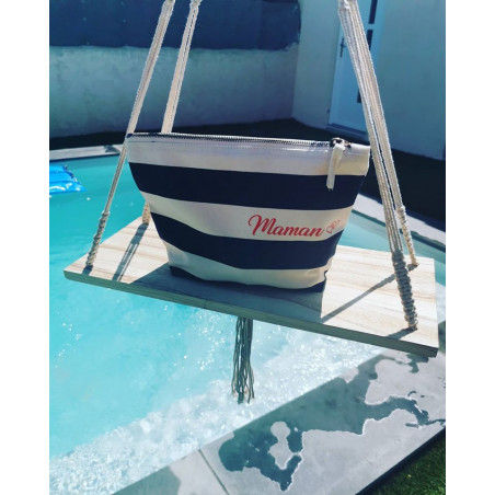 Trousse pochette marinière