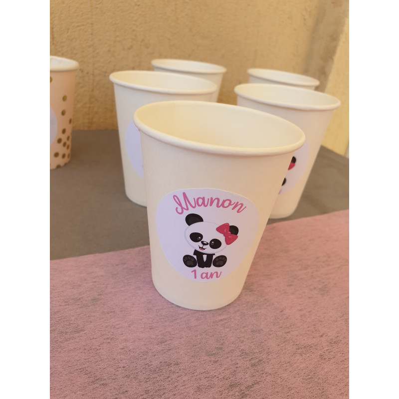 Étiquettes personnalisées Panda