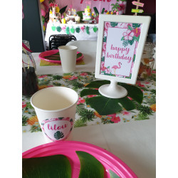 Verre personnalisé tropical