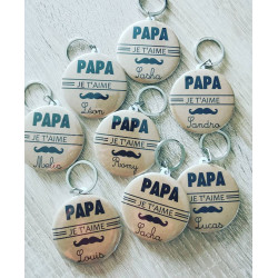 Porte clé/Magnet/Badge Papa...