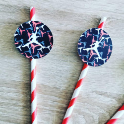 Pailles personnalisées Jordan