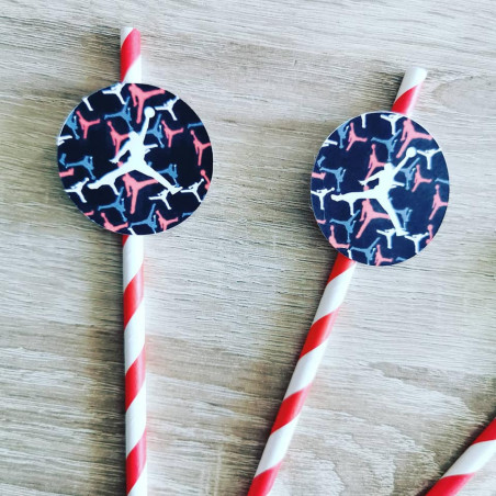 Pailles personnalisées Jordan