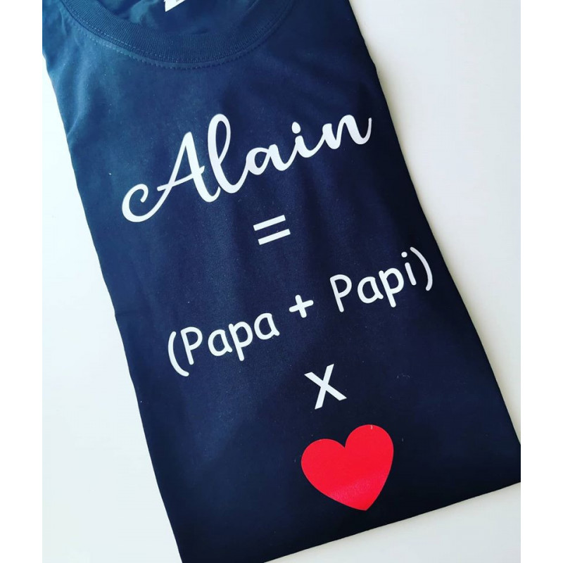 Tee shirt papa + papy