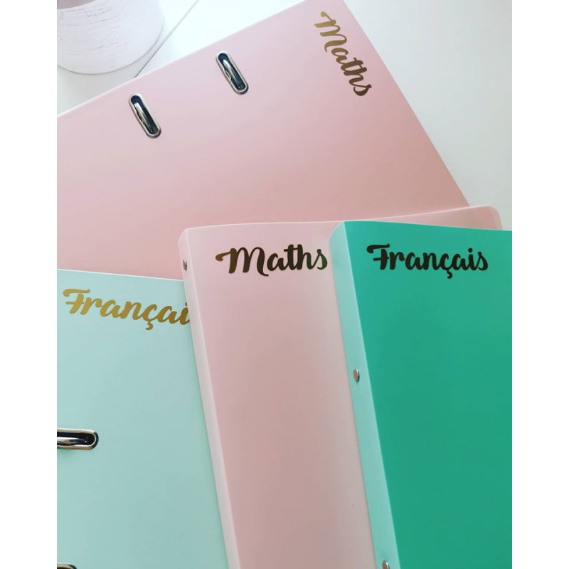 Stickers matières scolaires...
