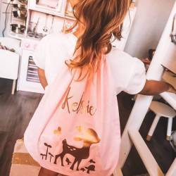 sac coton cordon Faon