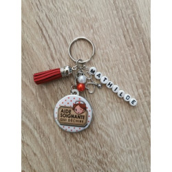Porte clé aide soignante...