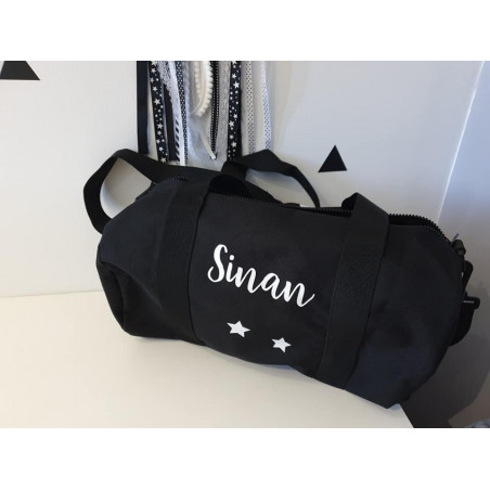 Sac de sport prénom avec étoiles