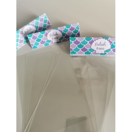 Sac invités bonbons sirène