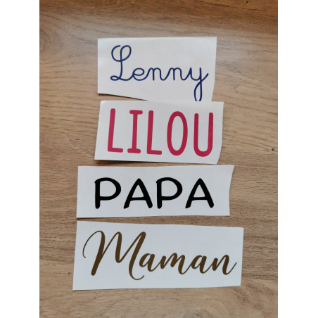 Sticker prénom