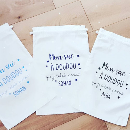 Sac à doudou personnalisé Grand modèle