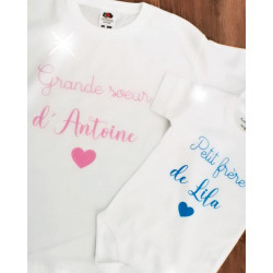 Tee shirt enfant Grande soeur 2