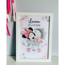 Cadre naissance minnie