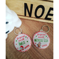 Porte clé Noël
