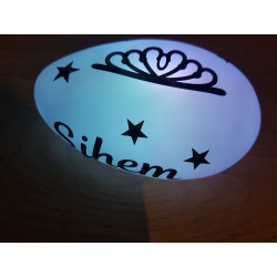 veilleuse led couronne