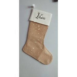 Botte de Noël Jute prénom