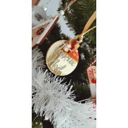 Suspension de Noël plate or... 2