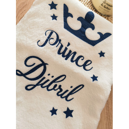 Couverture plaid personnalisé Prince