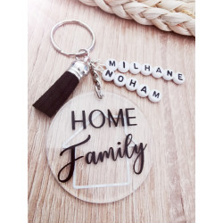Porte clé Home Family