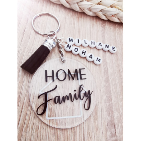 Porte clé Home Family