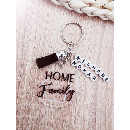 Porte clé Home Family
