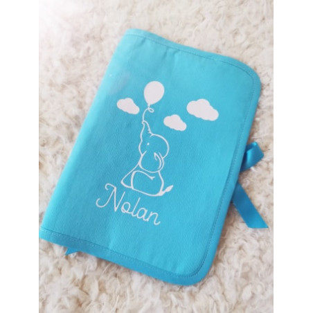 Protège carnet de santé éléphant