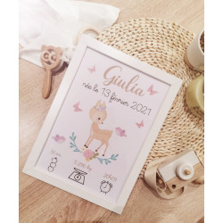 Cadre naissance petite biche