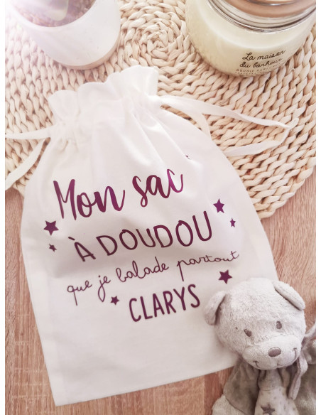 Sac à doudou personnalisé – Mon sac à doudou