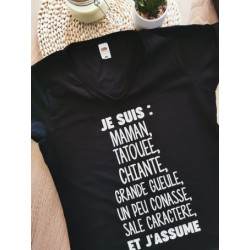 Tee shirt je suis MAMAN