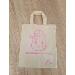 Mini Sac Pâques motif lapin 2