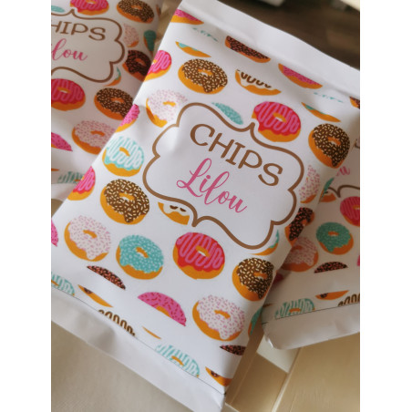 Paquet de chips individuelle donuts