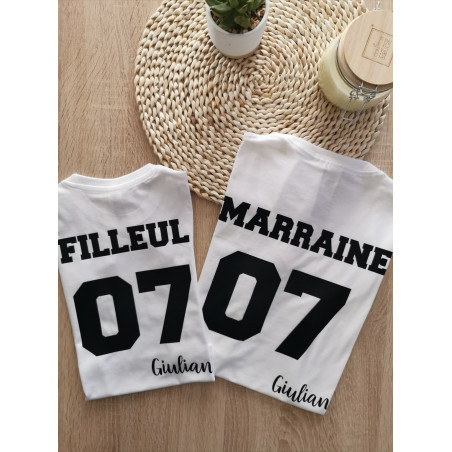 tee shirt marraine