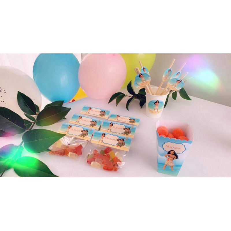 Box décoration pour anniversaire, babyshower, baptême Thème Masha et  Michka