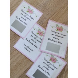 Carte à gratter Témoin...