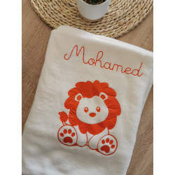 Couverture plaid motif...