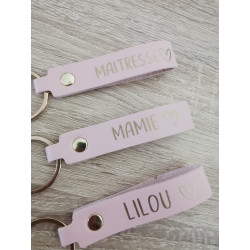 Porte clé cuir