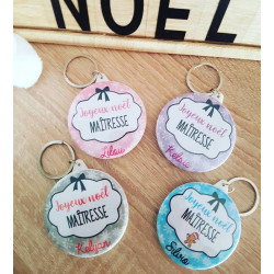Porte clé noël