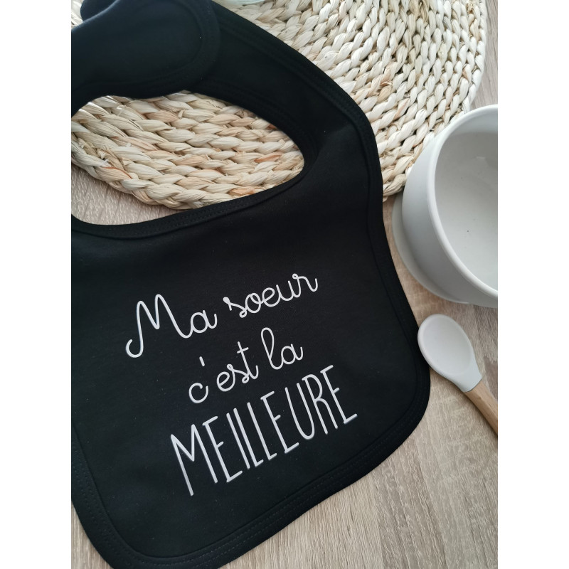 bavoir ma sœur c'est la meilleure