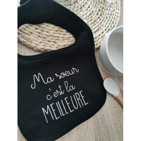 bavoir ma sœur c'est la meilleure