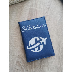 Passeport motif terre avec...